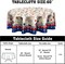 4th of July Round Tablecloth 60 Inch – Patriotic American Flag Polyester Table Cover for Independence Day, Memorial Day, BBQ, Picnic & Farmhouse Kitchen Decor